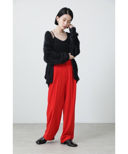 ROSE BUD（ローズバッド）の「ストレートパンツ（その他パンツ・レディース・パープル/ブラック/グリーン/レッド・SMALL/MEDIUM）」の8枚目の写真