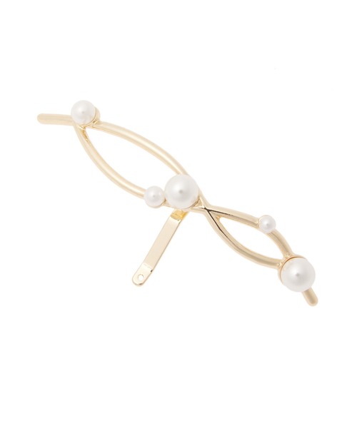 fifth（フィフス）の「ねじりパールヘアピン（その他ヘアアクセサリー・レディース・ゴールド/シルバー・FREE）」の4枚目の写真