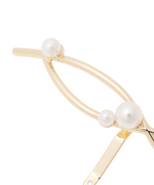 fifth（フィフス）の「ねじりパールヘアピン（その他ヘアアクセサリー・レディース・ゴールド/シルバー・FREE）」の5枚目の写真