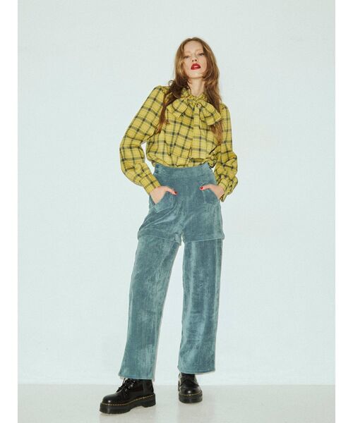 jouetie（ジュエティ）の「BIGリボンタイブラウス（シャツ/ブラウス・レディース・ピンク/イエロー/ブルー/アイボリー/ブラック・MEDIUM）」の18枚目の写真