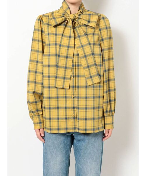 jouetie（ジュエティ）の「BIGリボンタイブラウス（シャツ/ブラウス・レディース・ピンク/イエロー/ブルー/アイボリー/ブラック・MEDIUM）」の21枚目の写真