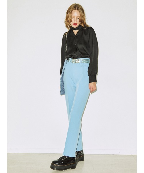 jouetie（ジュエティ）の「BIGリボンタイブラウス（シャツ/ブラウス・レディース・ピンク/イエロー/ブルー/アイボリー/ブラック・MEDIUM）」の11枚目の写真