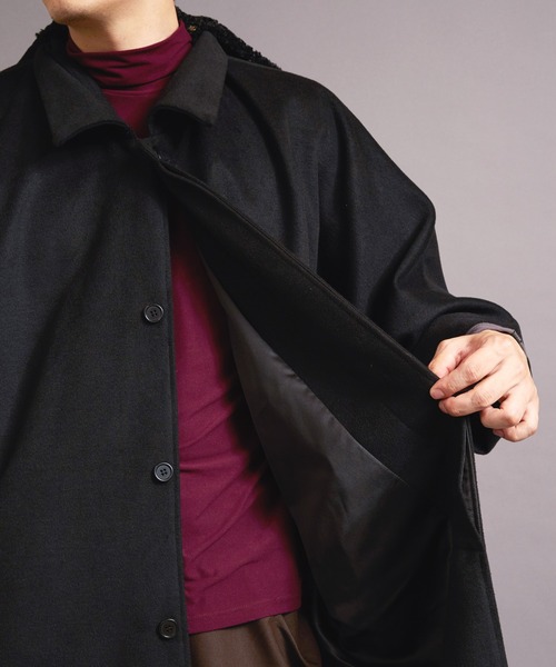 カヤ（カヤ）の「【カヤ】鳶メンズコート（その他アウター・メンズ・ホワイト/ネイビー/スミクロ・FREE）」の4枚目の写真