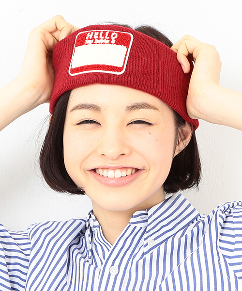 BEAMS BOY(ビームスボーイ)の「◎UMPIRE / ワッペン HeadBand(ヘアバンド・レディース・グレー/レッド/イエロー・ONE SIZE)」の3枚目の写真