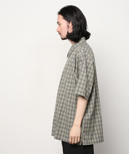 HEALTH(ヘルス)の「HEALTH/ヘルス/Summer Shirts #3/サマーシャツ#3(シャツ/ブラウス・メンズ・ベージュ・LARGE)」の3枚目の写真