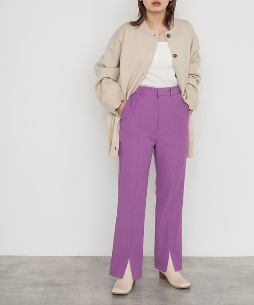 w closet（ダブルクローゼット）の「セミフレアスリットパンツ