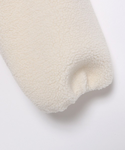 GLOBAL WORK（グローバルワーク）の「キッズ/洗えるボアZIPブルゾン/227873（ブルゾン・キッズ・ダークブラウン/オフホワイト/ライトパープル・100cm/120cm/130cm/140cm/150cm/160cm/110cm）」の7枚目の写真