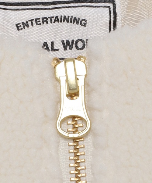 GLOBAL WORK（グローバルワーク）の「キッズ/洗えるボアZIPブルゾン/227873（ブルゾン・キッズ・ダークブラウン/オフホワイト/ライトパープル・100cm/120cm/130cm/140cm/150cm/160cm/110cm）」の10枚目の写真