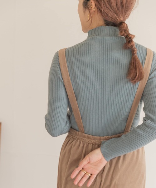 ITEMS URBANRESEARCH（アイテムズ アーバンリサーチ）の「ウォッシャブルハイネックリブニット（ニット/セーター・レディース・グレー系その他/ブラック/モカ/オフホワイト/ダークブラウン・FREE）」の13枚目の写真