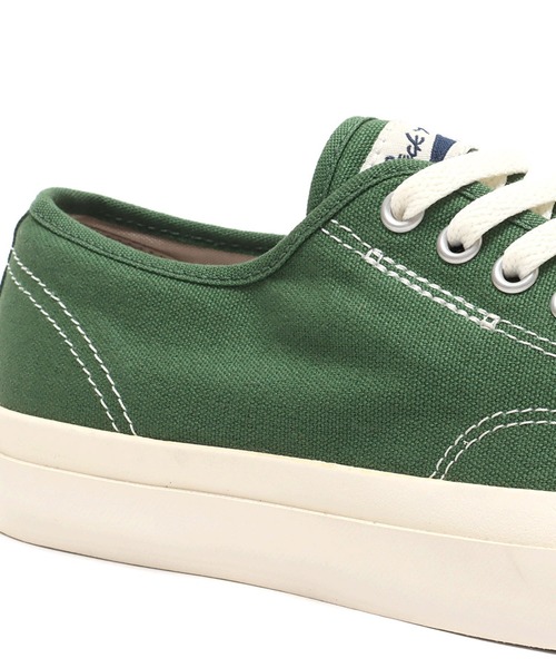 CONVERSE(コンバース)の「CONVERSE JACK PURCELL LINETAPE SLIP RH / コンバース ジャックパーセル ラインテープ スリップ RH(スニーカー・メンズ・グリーン・23.5cm/24.5cm/25.5cm/26.5cm/27.5cm/23.0cm/24.0cm/25.0cm/26.0cm/27.0cm/28.0cm)」の4枚目の写真