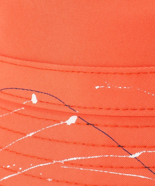 Name.(ネーム)の「【Name. / ネーム】SPLATTER PAINTED BUCKET HAT(ハット・レディース・オレンジ・FREE)」の9枚目の写真