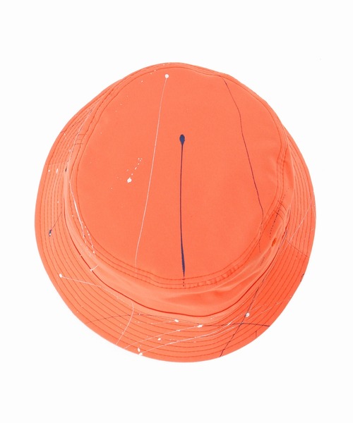 Name.(ネーム)の「【Name. / ネーム】SPLATTER PAINTED BUCKET HAT(ハット・レディース・オレンジ・FREE)」の5枚目の写真