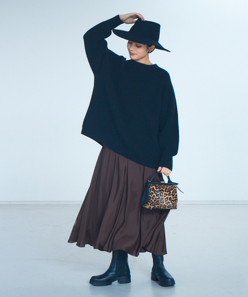 片畦BDオーバーニットプルオーバー