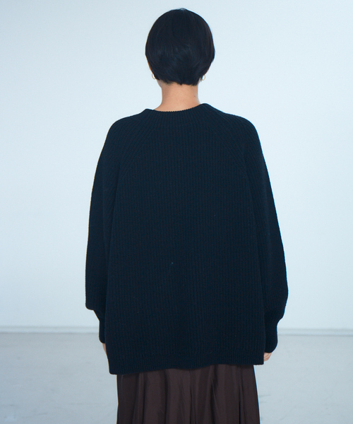 片畦BDオーバーニットプルオーバー