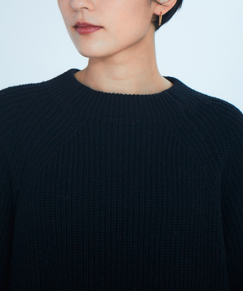 片畦BDオーバーニットプルオーバー