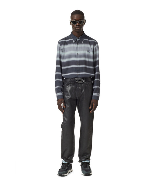 DIESEL（ディーゼル）の「メンズ MIX素材 ランニングスニーカー（スニーカー・メンズ・ホワイト/グレー/グレー系その他/ホワイト系その他/グリーン/イエロー/ブルー・43/41/40/44/42）」の8枚目の写真