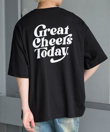 オーバーサイズ カレッジデザイン半袖Tシャツ