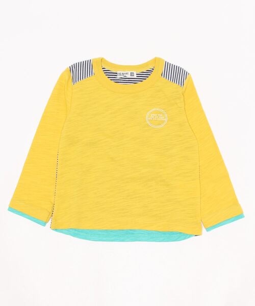 RAGMART(ラグマート)の「ロングスリーブTシャツ(Tシャツ/カットソー・キッズ・オフホワイト/イエロー・110cm/100cm/120cm/130cm)」の2枚目の写真