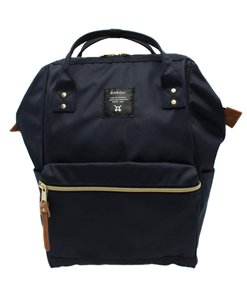 anello（アネロ）の「【anello】ポリキャンバスリュック 大 （バックパック/リュック・レディース・ブラック/オリーブ/ネイビー/ホワイト・ONE SIZE）」の4枚目の写真