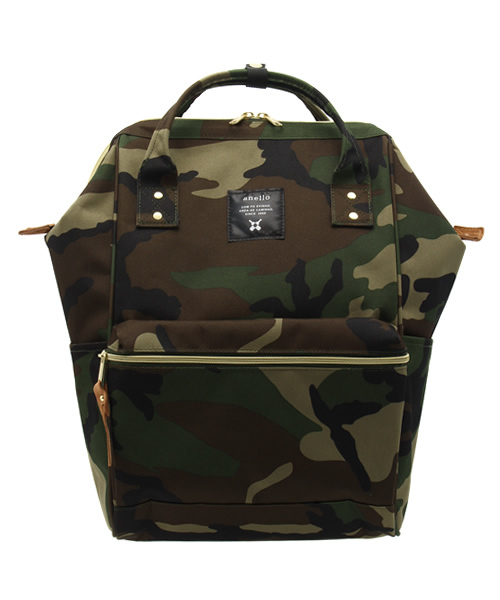 anello（アネロ）の「【anello】ポリキャンバスリュック 大 （バックパック/リュック・レディース・ブラック/オリーブ/ネイビー/ホワイト・ONE SIZE）」の3枚目の写真