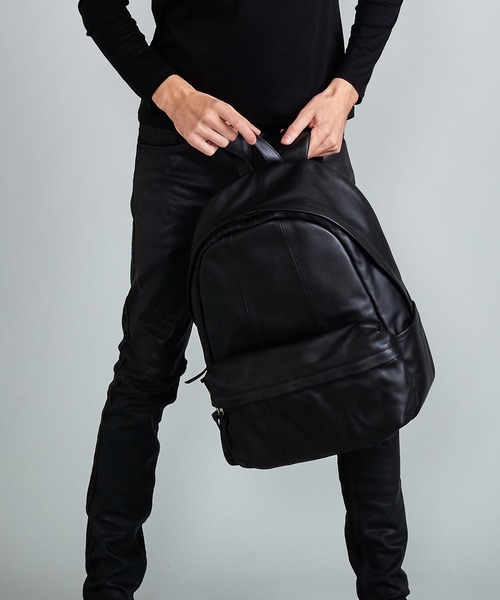 NO ID.（ノーアイディ）の「カウレザーバッグパック（バックパック/リュック・メンズ・ブラック・ONE SIZE）」の13枚目の写真
