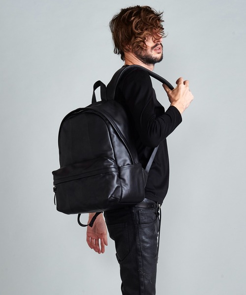 NO ID.（ノーアイディ）の「カウレザーバッグパック（バックパック/リュック・メンズ・ブラック・ONE SIZE）」の16枚目の写真