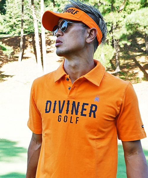 DIVINER GOLF】オリジナルロゴサンバイザー メンズ（ゴルフグッズ