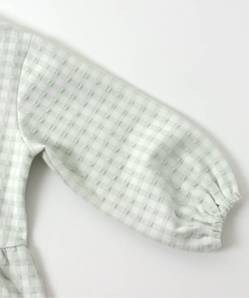 Seraph（セラフ）の「衿付き2wayチュニック（チュニック・キッズ・ミント/ブラック・90/130/140/80/110/95/120/100）」の3枚目の写真