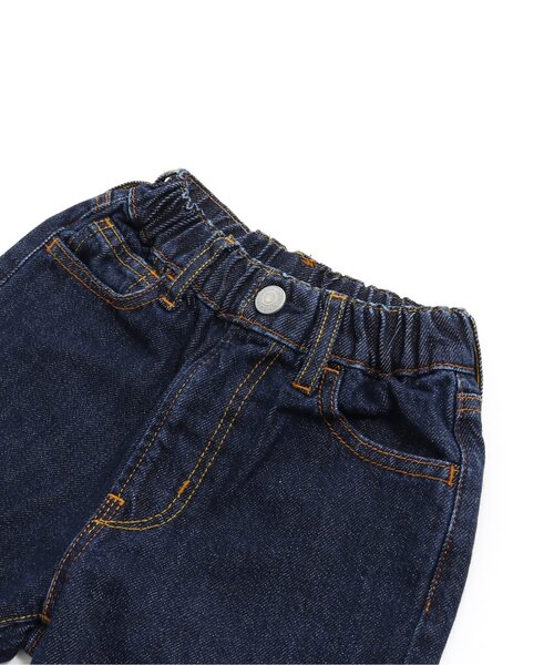 F.O.U(エフオーユー)の「5ポケット デニムパンツ 10分丈(その他パンツ・キッズ・ネイビー/ブルー/キナリ・100/110/120/130/140)」の4枚目の写真