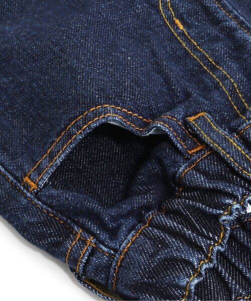 F.O.U(エフオーユー)の「5ポケット デニムパンツ 10分丈(その他パンツ・キッズ・ネイビー/ブルー/キナリ・100/110/120/130/140)」の14枚目の写真