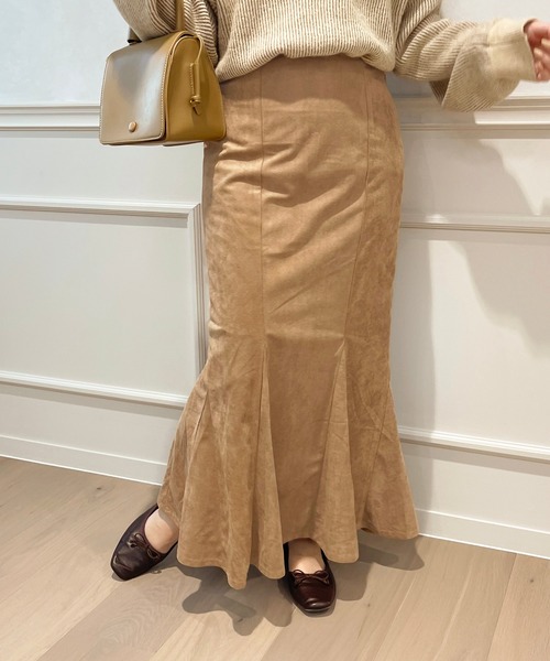 お値下げ　Create Clair マーメイドスカート M ベージュ mermaid circular skirt(S GREIGE): スカート｜PMbox P&M