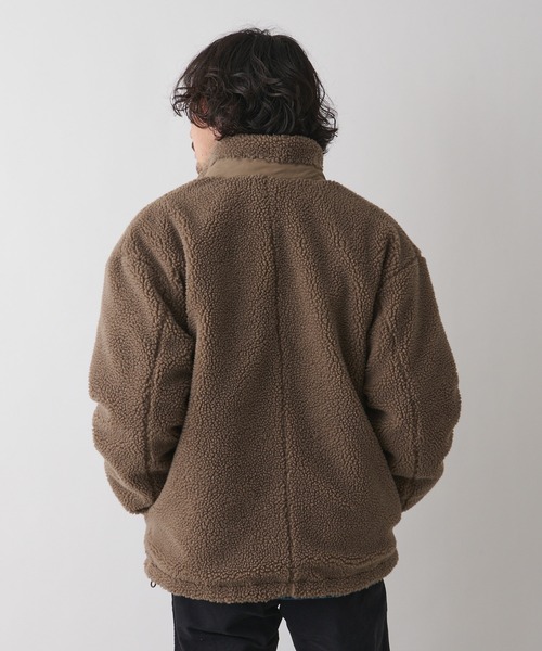 CIAOPANIC TYPY（チャオパニックティピー）の「ボアスタンドリバーシブルブルゾン（ブルゾン・メンズ・グリーン/グレイッシュベージュ・LARGE/MEDIUM）」の7枚目の写真