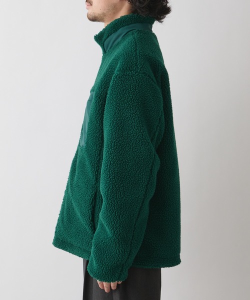 CIAOPANIC TYPY（チャオパニックティピー）の「ボアスタンドリバーシブルブルゾン（ブルゾン・メンズ・グリーン/グレイッシュベージュ・LARGE/MEDIUM）」の20枚目の写真