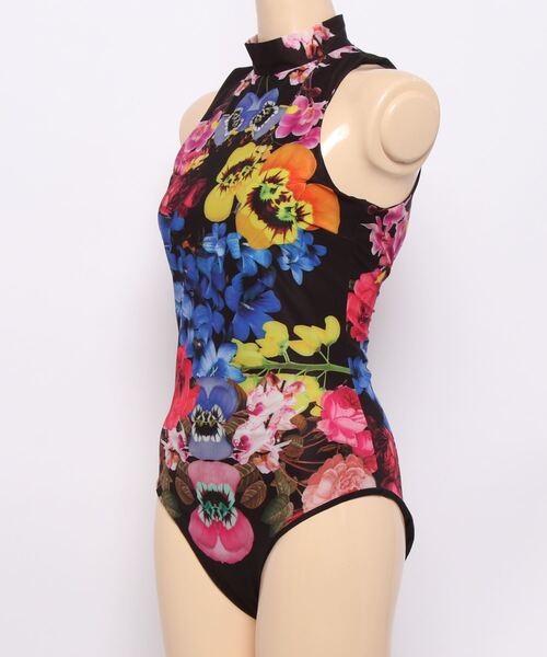 Desigual（デシグアル）の「M. Christian Lacroix 花柄 ボディスーツ（その他トップス・レディース・ブラック・L/S/M/XL/XS）」の2枚目の写真