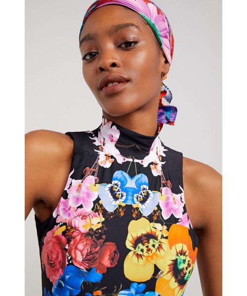 Desigual（デシグアル）の「M. Christian Lacroix 花柄 ボディスーツ（その他トップス・レディース・ブラック・L/S/M/XL/XS）」の6枚目の写真