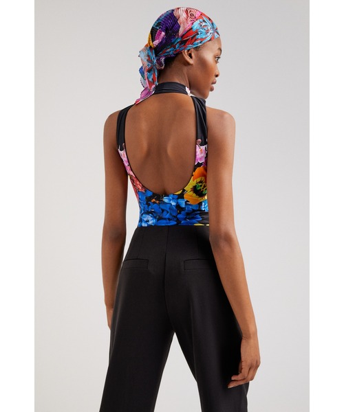 Desigual（デシグアル）の「M. Christian Lacroix 花柄 ボディスーツ（その他トップス・レディース・ブラック・L/S/M/XL/XS）」の5枚目の写真