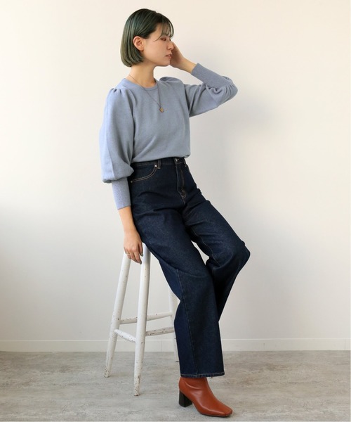 Simplicite（サンプリシテ）の「パフスリーブニット◆（ニット/セーター・レディース・ブラック/グレー/ベージュ/ブルー系その他・FREE）」の22枚目の写真