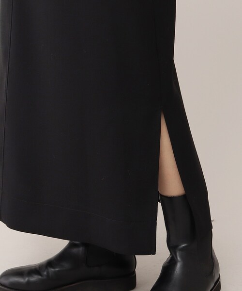 UNTITLED（アンタイトル）の「◆ウール混サテン ジャンパードレス【洗える】（スカート・レディース・ブラック/ベージュ・03/02/48/44/01/04/00）」の11枚目の写真