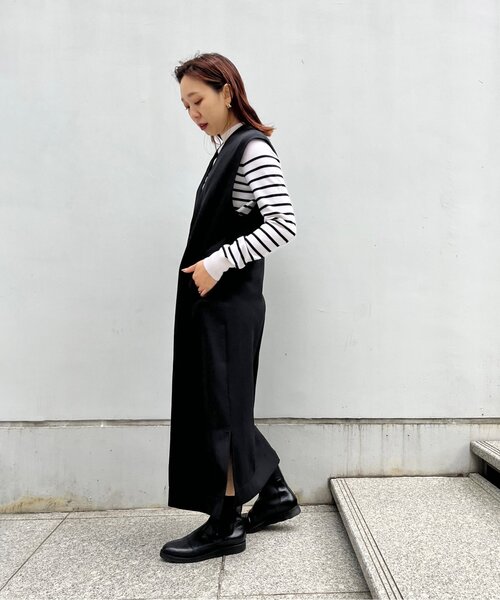 美品/アンタイトル UNTITLED ふっくらウール混スカート 2号表記(9号M