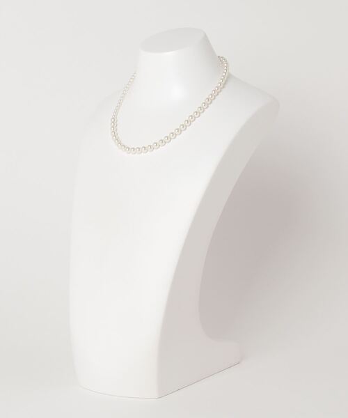VINTAGE HOLLYWOOD(ビンテージハリウッド)の「【VINTAGE HOLLYWOOD】PEARL N PEARL KNOTTED NECKLACE / ヴィンテージハリウッド パール アンド パール ノット ネックレス(ネックレス・レディース・ゴールド・FREE)」の8枚目の写真