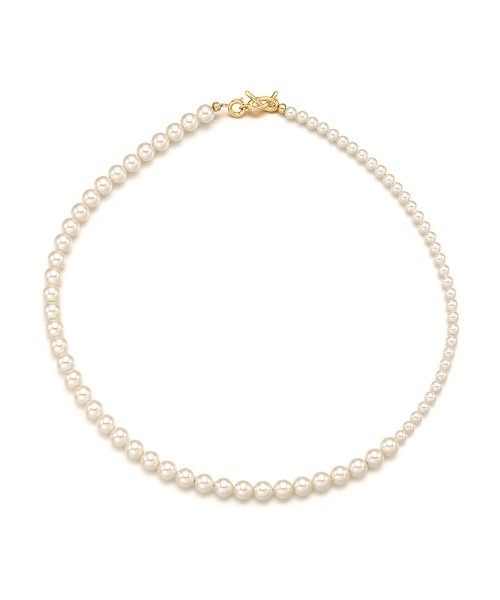VINTAGE HOLLYWOOD(ビンテージハリウッド)の「【VINTAGE HOLLYWOOD】PEARL N PEARL KNOTTED NECKLACE / ヴィンテージハリウッド パール アンド パール ノット ネックレス(ネックレス・レディース・ゴールド・FREE)」の9枚目の写真