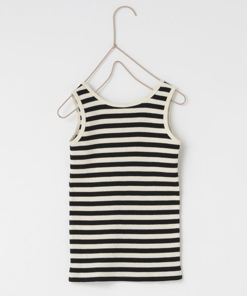 LOWRYS FARM(ローリーズファーム)の「リブタンク 261676(タンクトップ・キッズ・チャコールグレー/グレー/ピンク/ブルー/ブラック×ホワイト/グリーン系その他/グリーン/イエロー/ベージュ系その他・110cm/120cm/130cm/140cm/150cm)」の19枚目の写真