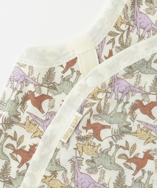 petit main（プティマイン）の「【オーガニック】タンクロンパース（ロンパース・キッズ・ターコイズブルー/ラベンダー・80ｃｍ/70cm）」の9枚目の写真