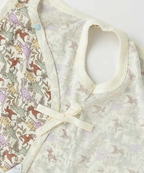 petit main（プティマイン）の「【オーガニック】タンクロンパース（ロンパース・キッズ・ターコイズブルー/ラベンダー・80ｃｍ/70cm）」の11枚目の写真