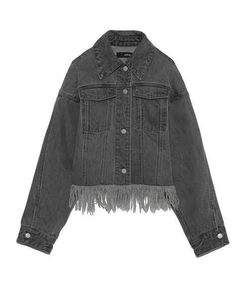 styling/（スタイリング）の「バックフレアデニムジャケット（デニムジャケット・レディース・グレー/ブルー/ホワイト・0/1）」の14枚目の写真