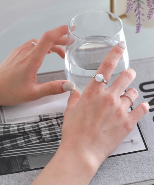 UNE MANSION（ユヌマンション）の「6種類セット指輪（リング・レディース・シルバー/ゴールド・ONE SIZE）」の5枚目の写真