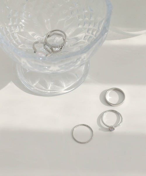 UNE MANSION（ユヌマンション）の「6種類セット指輪（リング・レディース・シルバー/ゴールド・ONE SIZE）」の11枚目の写真