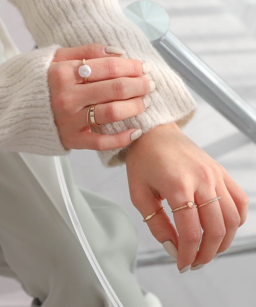 UNE MANSION（ユヌマンション）の「6種類セット指輪（リング・レディース・シルバー/ゴールド・ONE SIZE）」の17枚目の写真