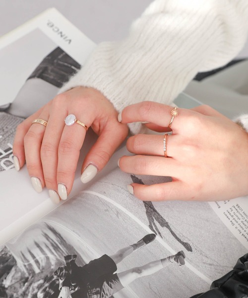 UNE MANSION（ユヌマンション）の「6種類セット指輪（リング・レディース・シルバー/ゴールド・ONE SIZE）」の18枚目の写真