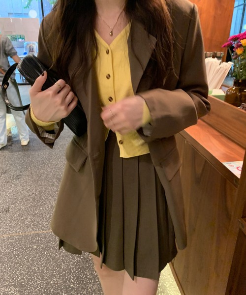 .KOM（ドットコム）の「A'GEM/9 × .kom『.kom/ドットケーオーエム』プリーツスカート（スカート・レディース・ブラック/ブラウン/グレー/アイボリー・S/M）」の4枚目の写真